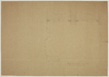 217034 Plattegrond van de kapellen van de bisschoppen Guy van Avesnes en Jan van Arkel in het koor van de Domkerk te Utrecht.
